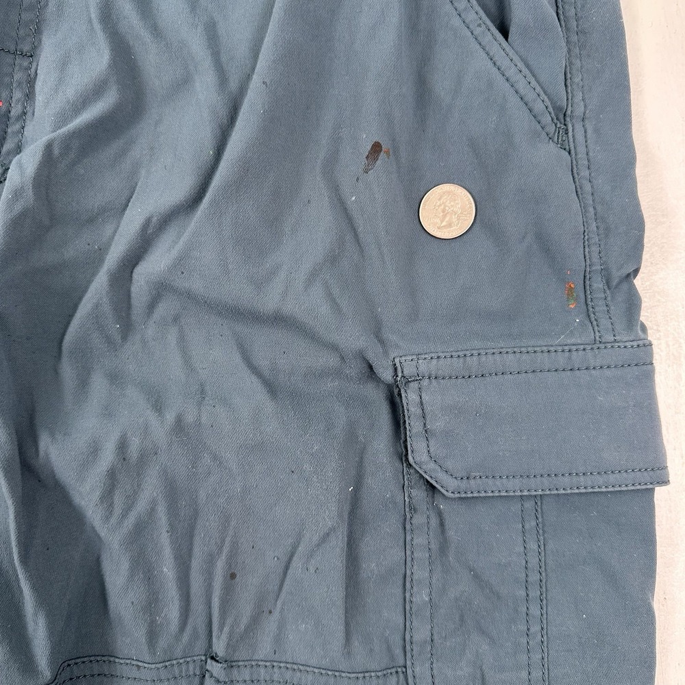 Prana Zogger Cargo Pants Men 40x30 Blue Teal Joggers Belted Nylon Stretch Hiking - Picture 7 of 14